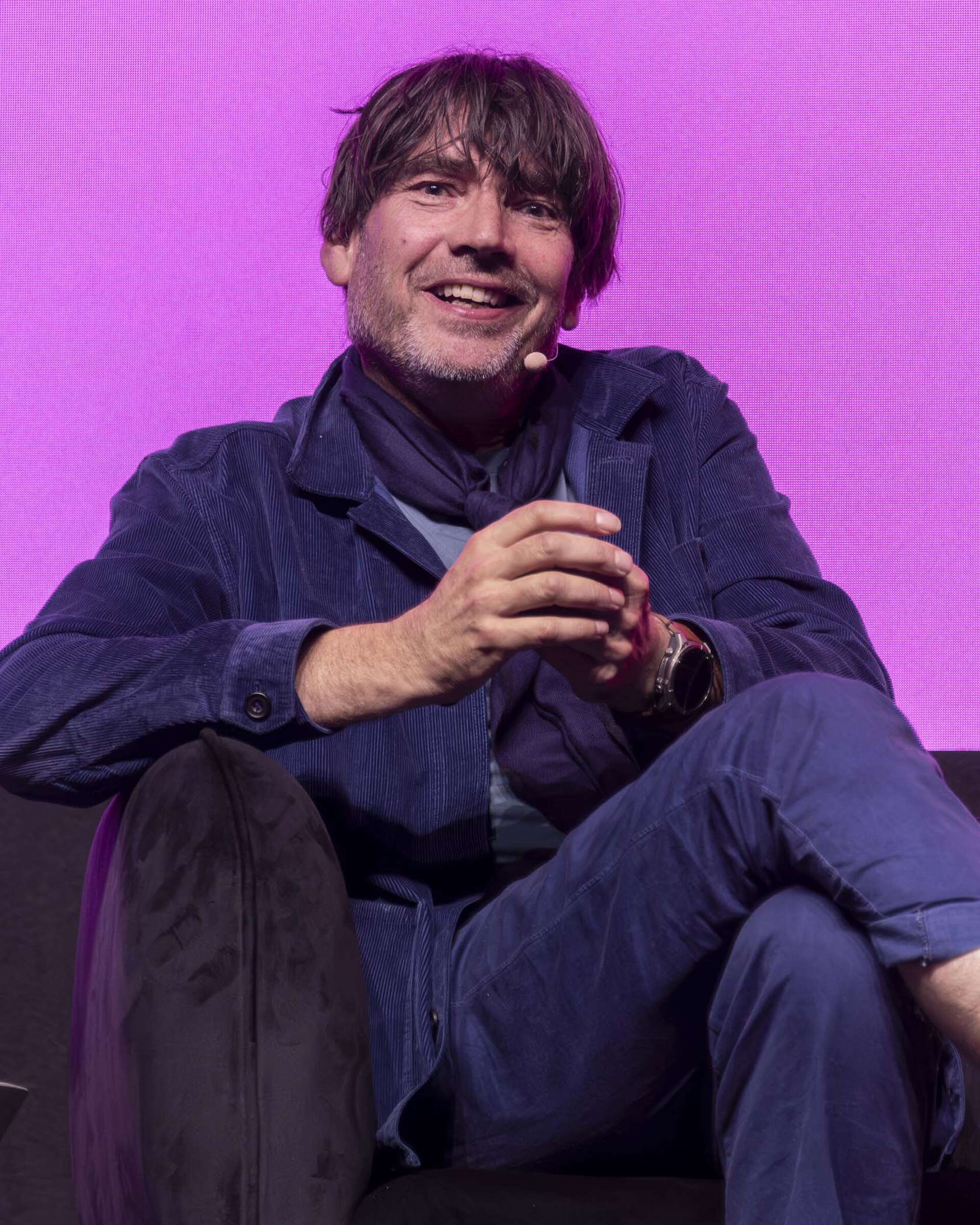 Alex James, Bassist, write & cheesemaker; member of Blur, at the SXSW London festival hosted in London, England during June 2025.