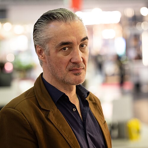 Writer Alexander Pfeiffer at the Frankfurt Book Fair 2025