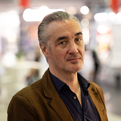 Writer Alexander Pfeiffer at the Frankfurt Book Fair 2025