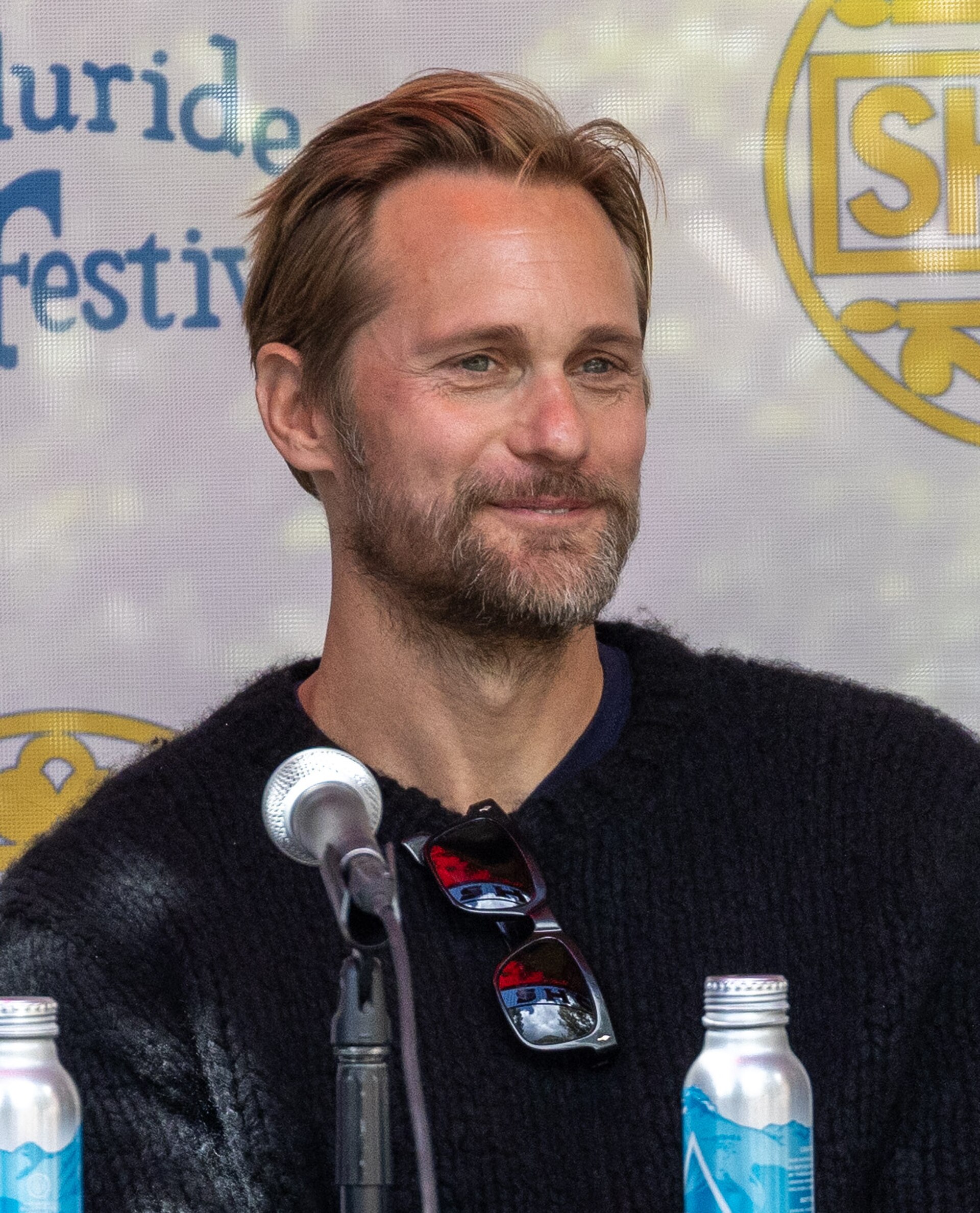 Alexander Skarsgård at the 2025 Telluride Film Festival