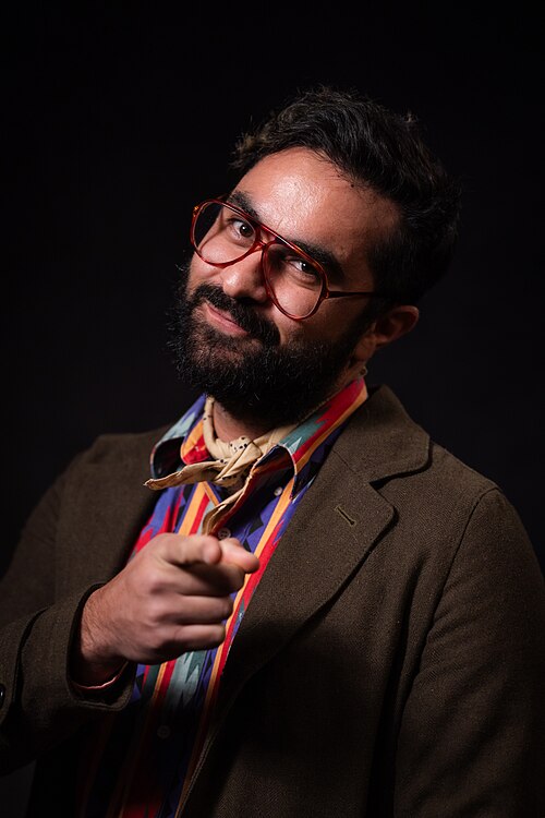 Alexi Horowitz-Ghazi at the 2024 Sundance Film Festival on January 22, 2024.