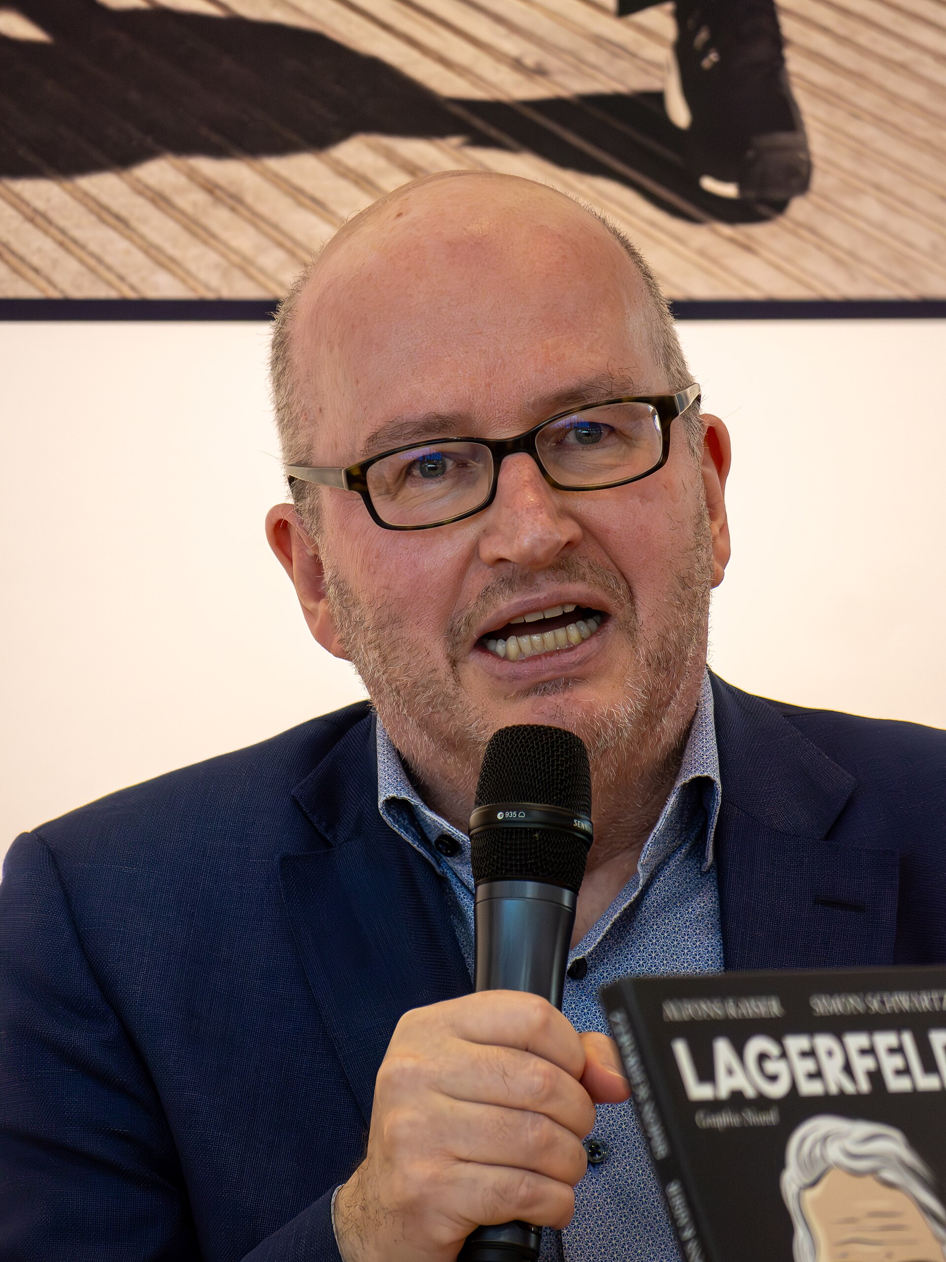 Writer Alfons Kaiser at Frankfurt Book Fair 2025
