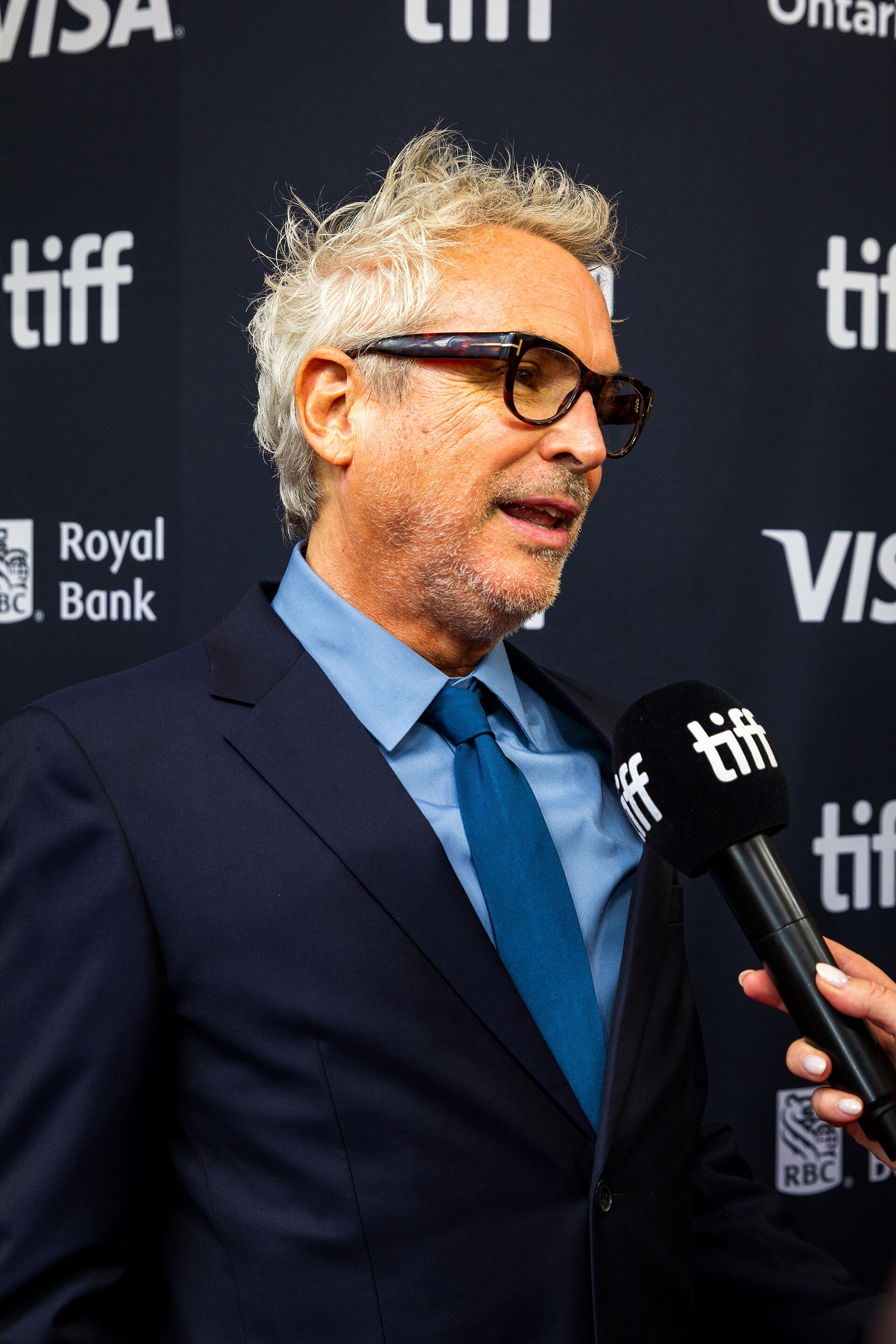 Alfonso Cuarón, director, at the 2024 Toronto International Film Festival (TIFF) for the movie Disclaimer.