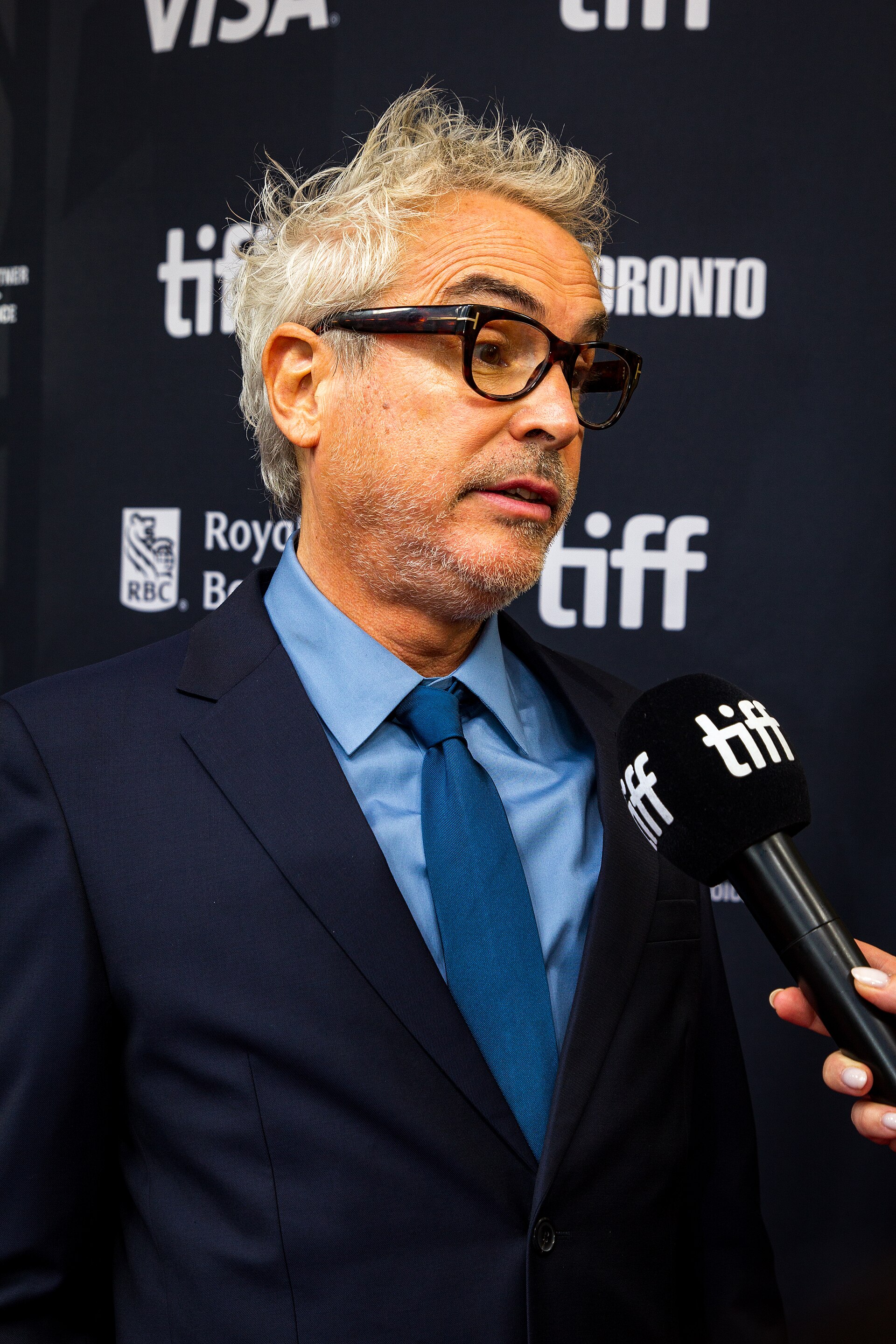 Alfonso Cuarón, director, at the 2024 Toronto International Film Festival (TIFF) for the movie Disclaimer.