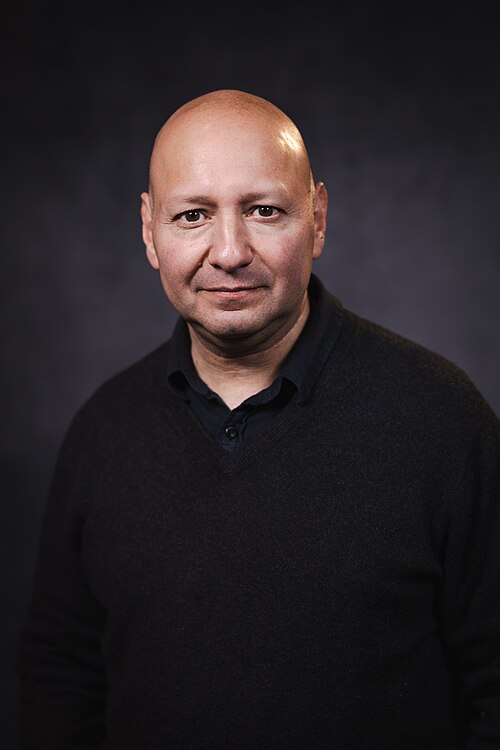 Alfred Cervantes portrait at WikiPortraits Studio at Sundance 2025