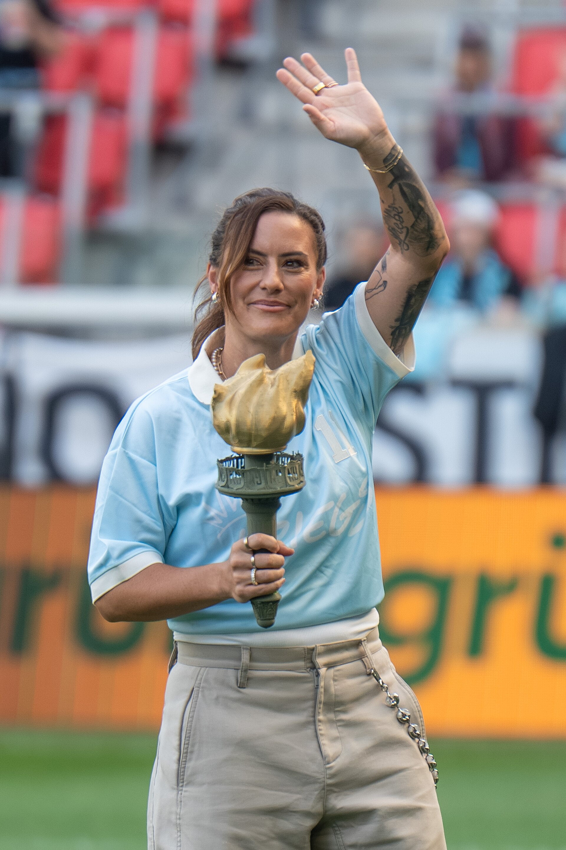 Ali Krieger during Gotham FC vs Racing Louisville on Oct 19, 2025