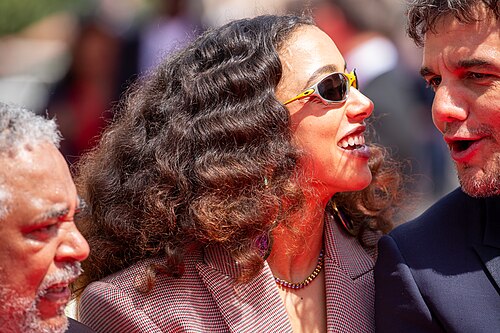 Alice Carvalho at 2025 Cannes Red Carpet for O Agente Secreto