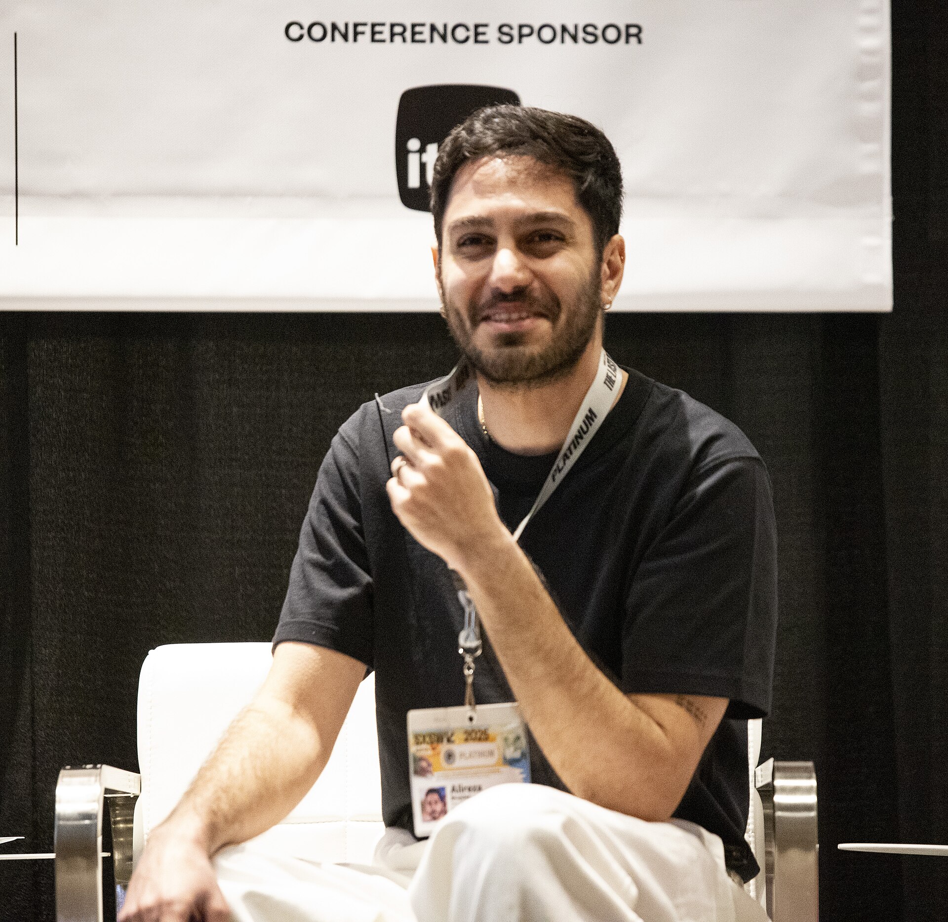Alireza Shojaian at the 2025 South by Southwest festival.
