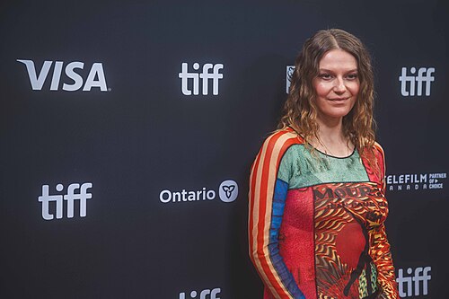 Ally Pankiw, Director, at the 2025 Toronto International Film Festival (TIFF) for the movie Lilith Fair: Building a Mystery - The Untold Story.