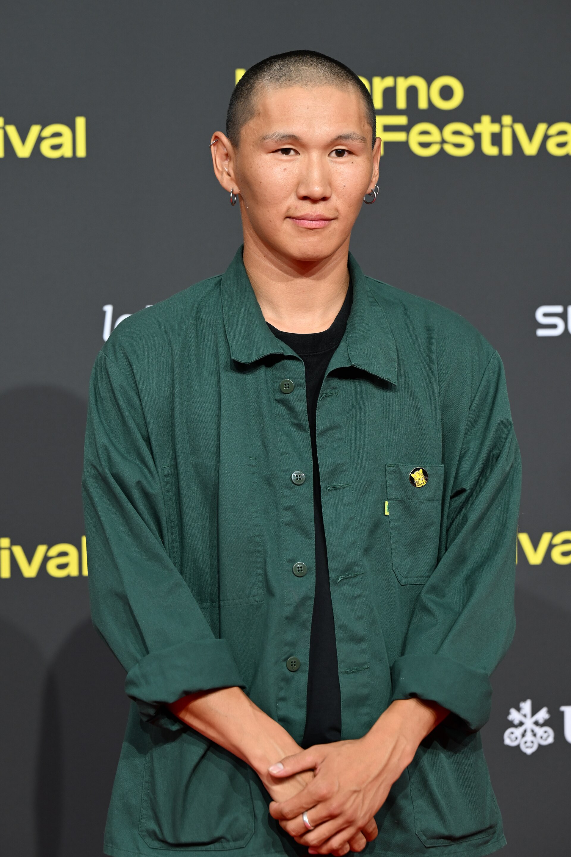 Altanshagal Munkhnasan, actor, at the Locarno Film Festival in Locarno, Switzerland in August 2025
