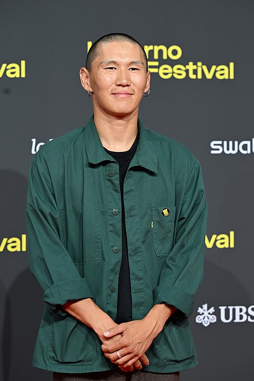 Altanshagal Munkhnasan, actor, at the Locarno Film Festival in Locarno, Switzerland in August 2025