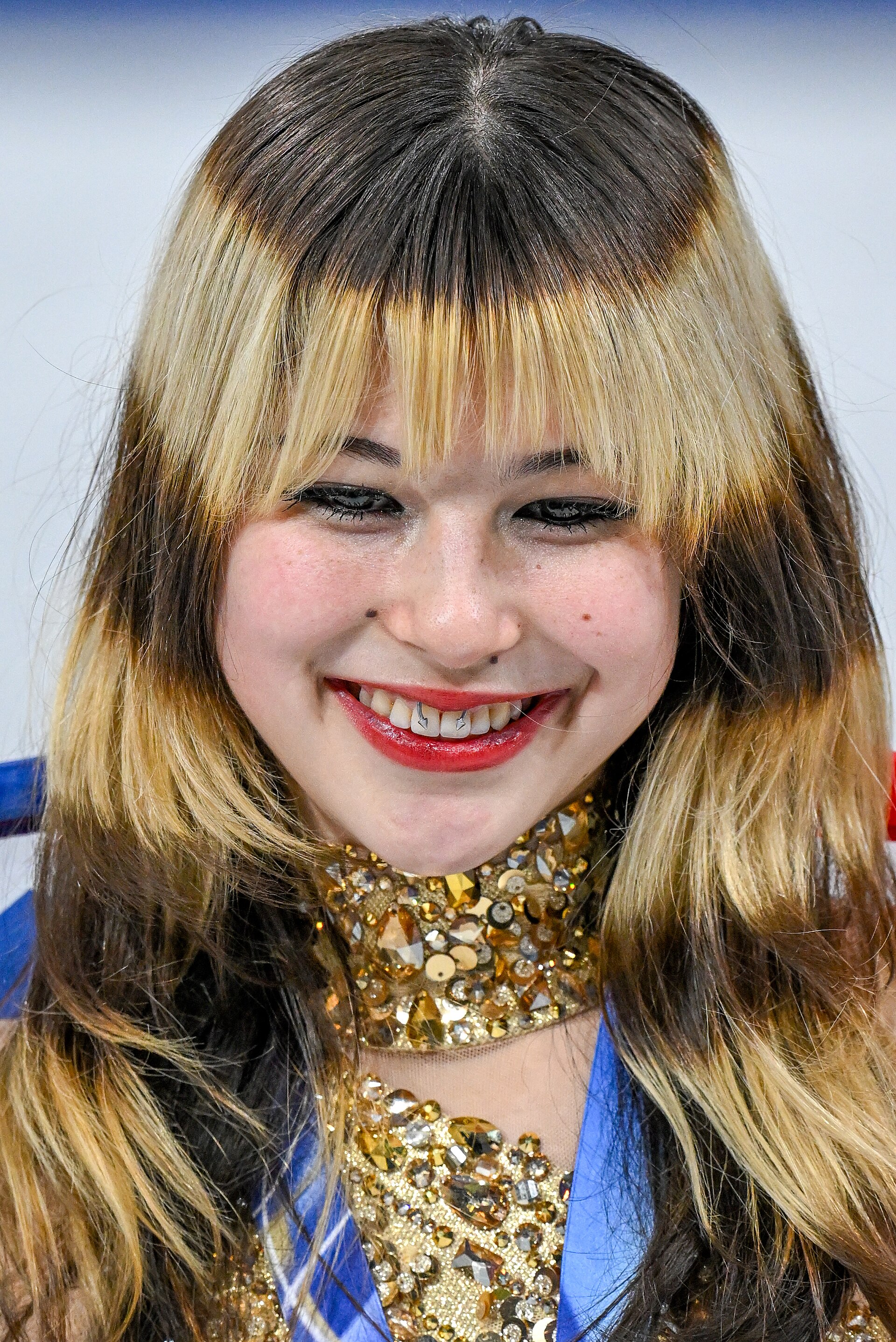 MILAN, ITALY - 19 FEBRUARY 2026: Gold medalist Alysa LIU of Team United States poses for a photo during the medal ceremony for the Women's Single Skating Free Skating at the Olympic Winter Games Milano Cortina 2026 Milano Ice Skating Arena on February 19, 2026 in Milan, Italy