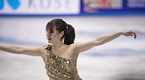 Alysa Liu, American figure skater, at the 2025 World Figure Skating Championships at TD Garden in Boston, Massachusetts.