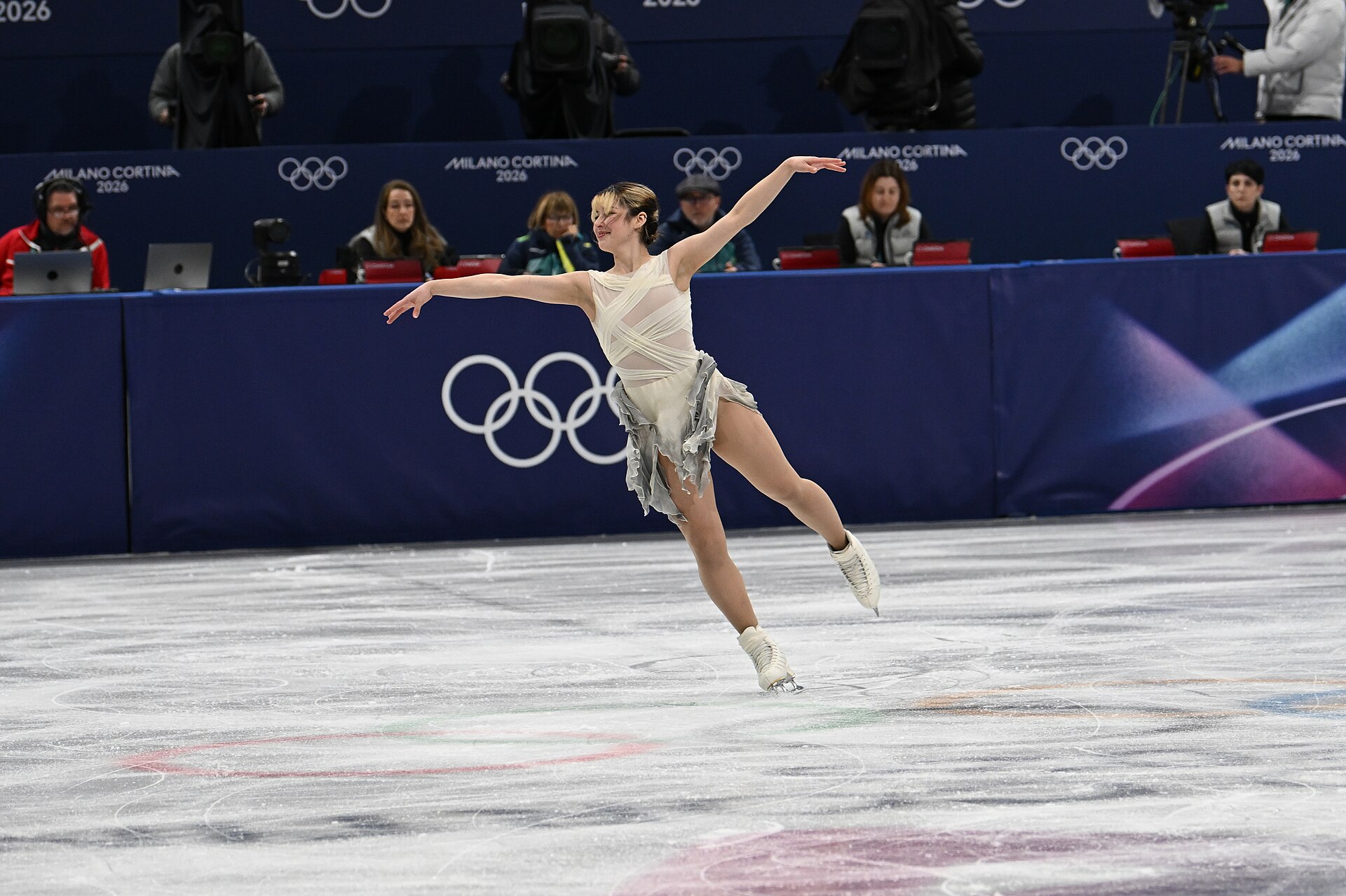 MILAN, ITALY - 06 FEBRUARY 2026: Alysa Liu of United States compete during the Figure Skating Team Event Women Single Skating Short Program at the Olympic Winter Games Milano Cortina 2026  Milano Ice Skating Arena on February 06, 2026 in ,