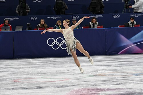 MILAN, ITALY - 06 FEBRUARY 2026: Alysa Liu of United States compete during the Figure Skating Team Event Women Single Skating Short Program at the Olympic Winter Games Milano Cortina 2026  Milano Ice Skating Arena on February 06, 2026 in ,