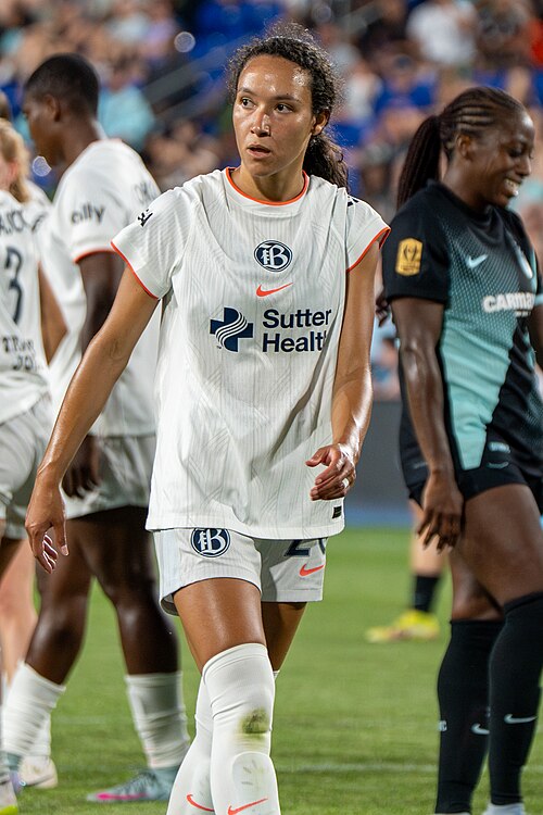 Alyssa Malonson during Gotham FC vs Bay FC on 6.21.25