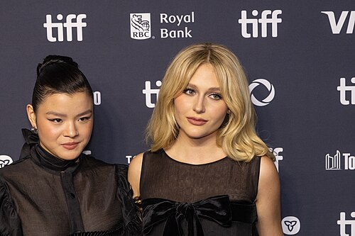 Alyvia Alyn Lind, series regular, at the 2025 Toronto International Film Festival (TIFF) for the premiere of Wayward.