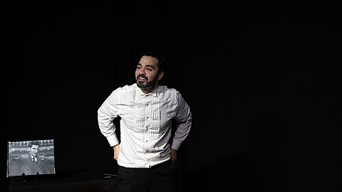 Amadeo Fusca at the 2024 Edinburgh Festival Fringe for The Conductor