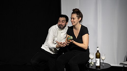 Amadeo Fusca at the 2024 Edinburgh Festival Fringe for The Conductor