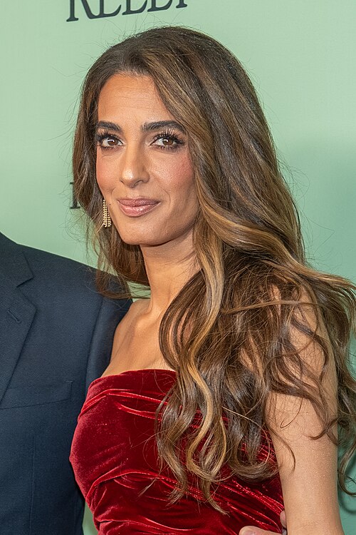 Amal Clooney at the 63rd annual New York Film Festival at Lincoln Center in 2025 for the film Jay Kelly