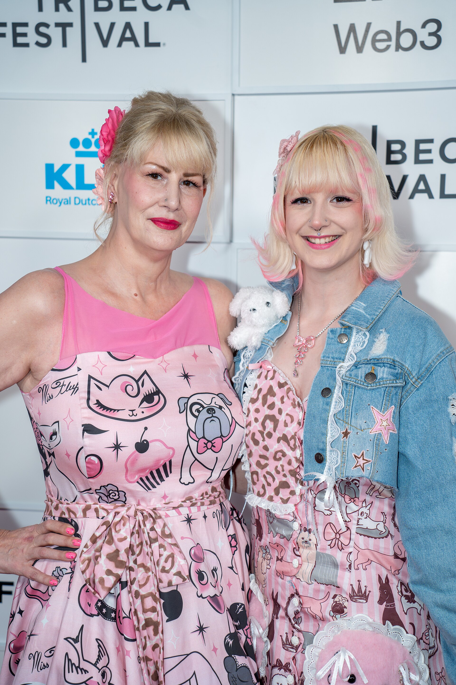 Amanda and Avery Ogle during the Tow premiere at the 2025 Tribeca Festival
