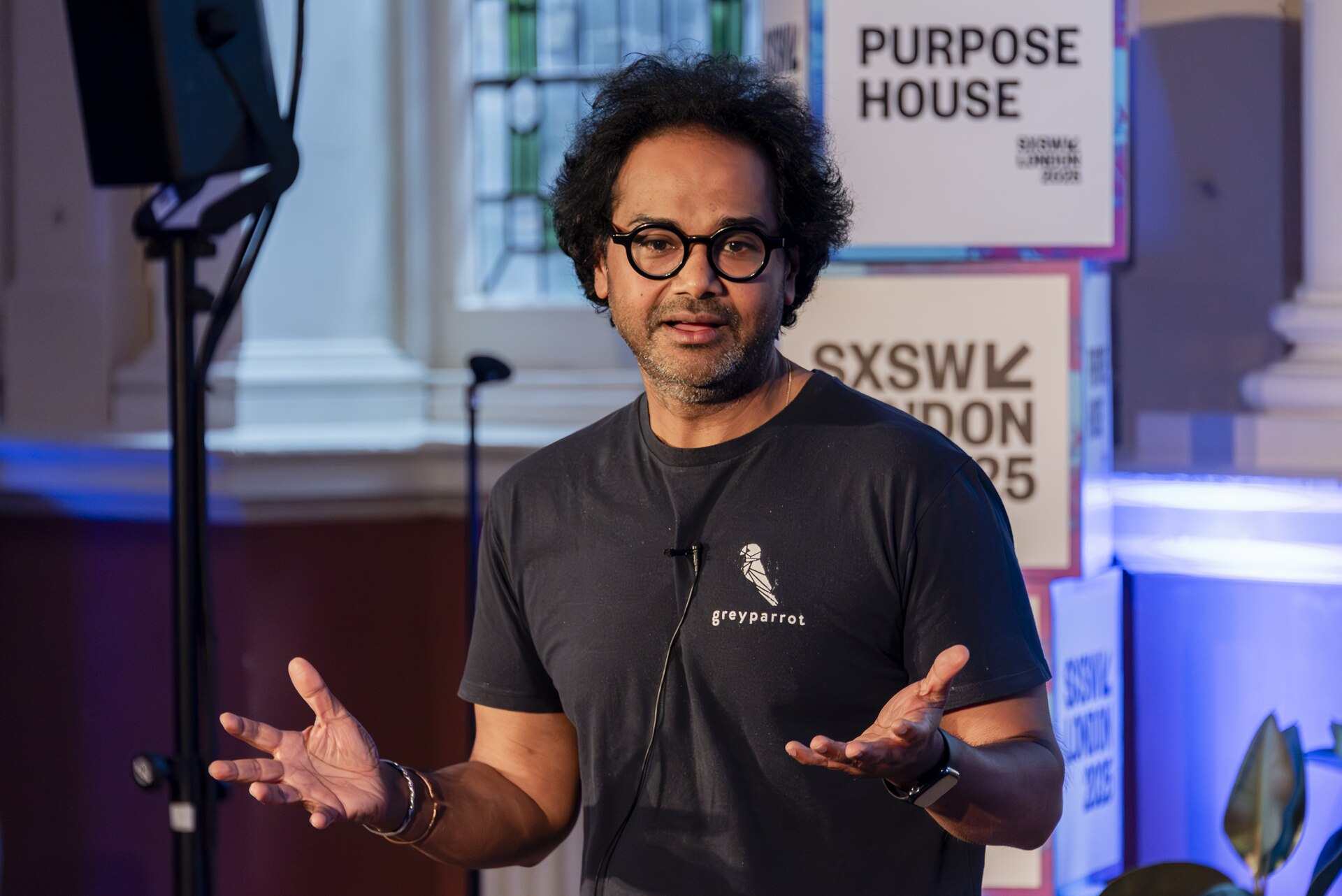 Ambarish Mitra, Co-Founder at Greyparrot, at the SXSW London festival hosted in London, England during June 2025.