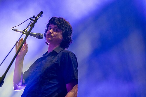 Ambrose Kenny-Smith performing with his band King Gizzard & The Lizard Wizard at Budweiser Stage in Toronto, 2024.