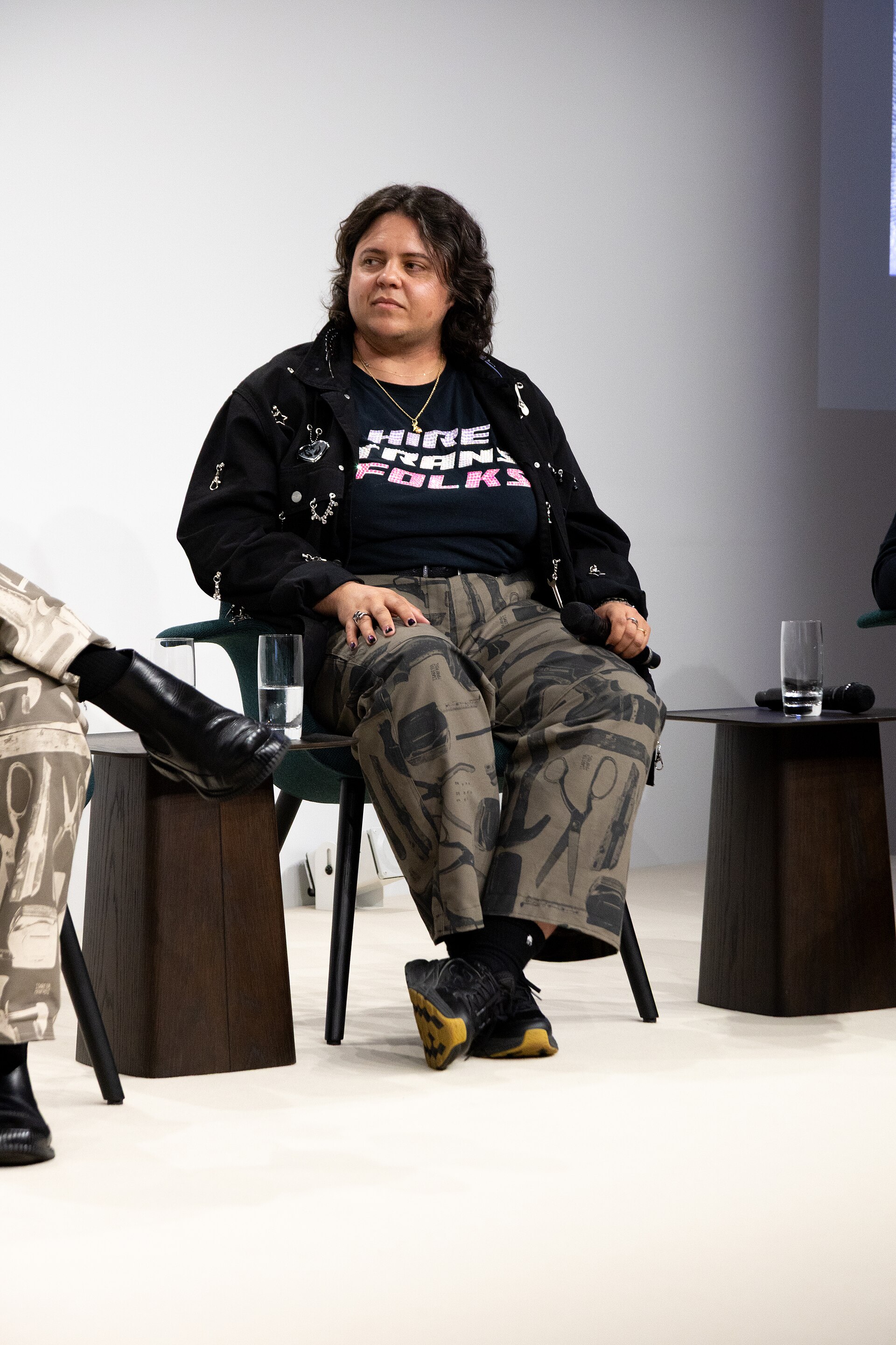 Ambrose Trataris, Art Handlxrs*, at the Art Basel international art fair in Basel, Switzerland in June 2025.