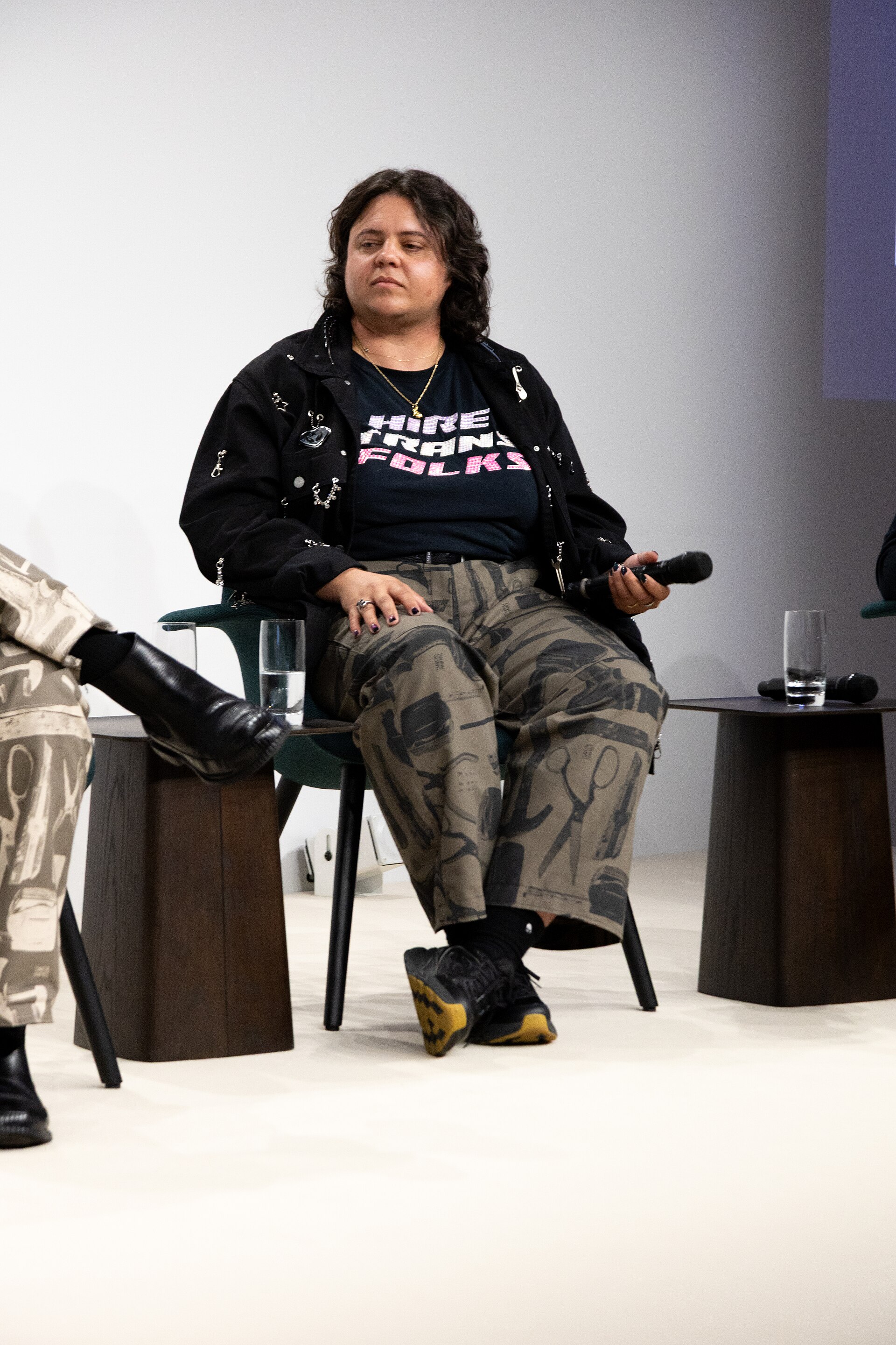 Ambrose Trataris, Art Handlxrs*, at the Art Basel international art fair in Basel, Switzerland in June 2025.