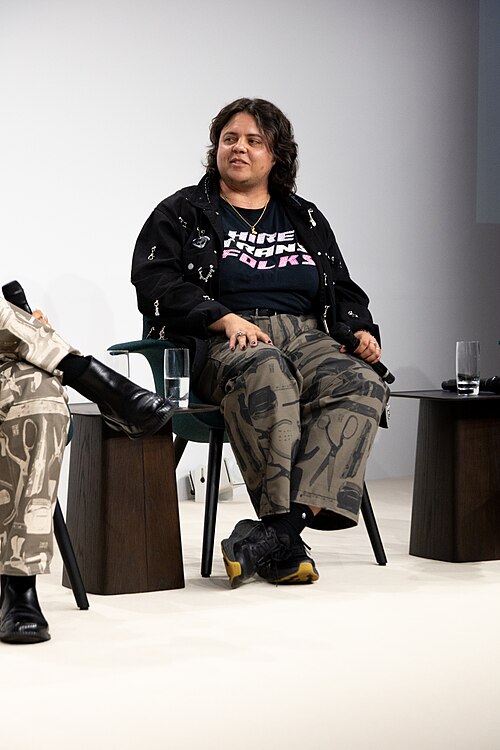 Ambrose Trataris, Art Handlxrs*, at the Art Basel international art fair in Basel, Switzerland in June 2025.