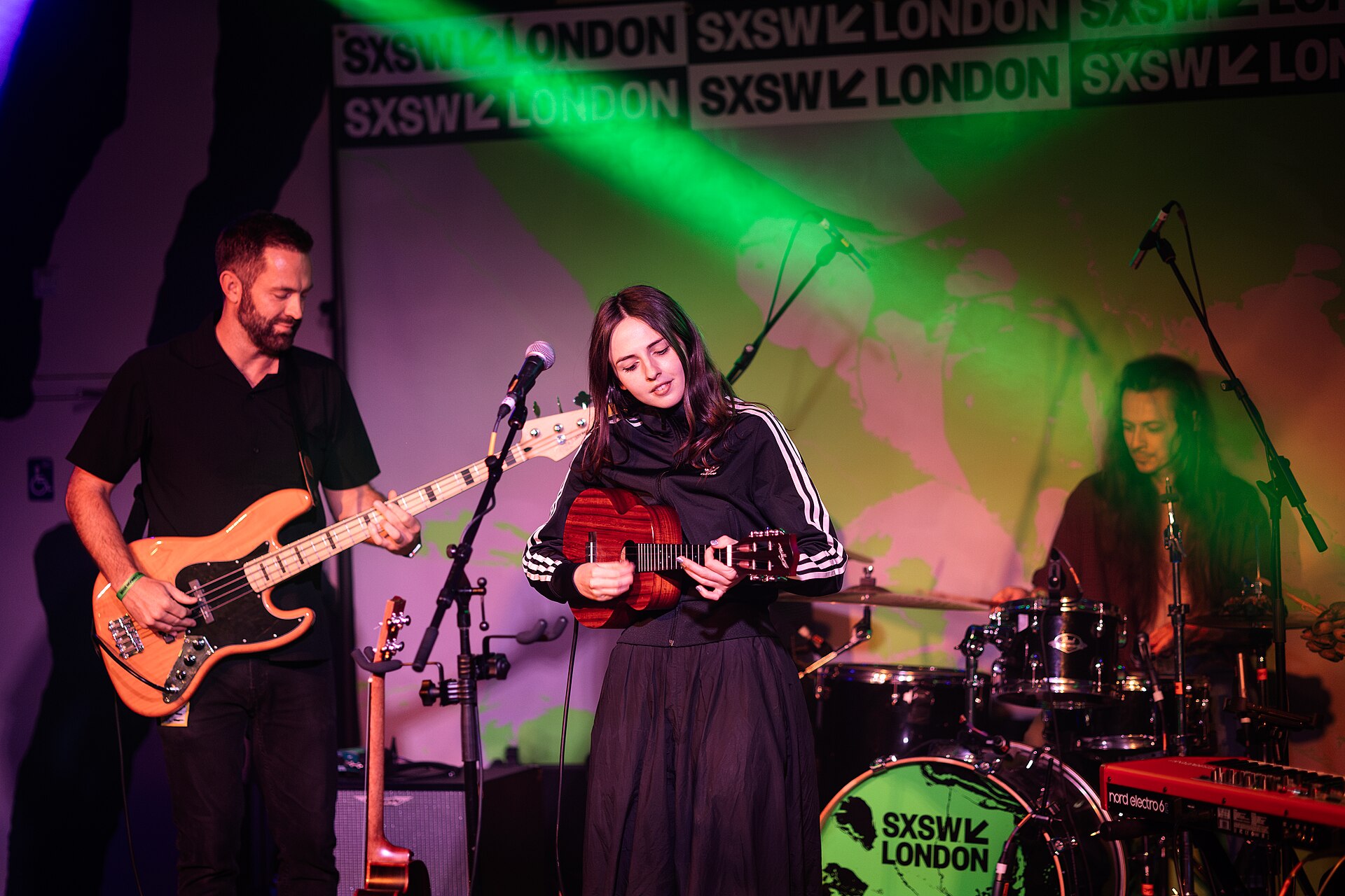Amelia Coburn performs at SXSW London (UK), in June 2025