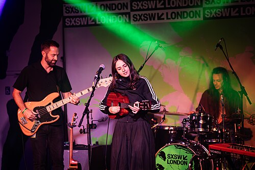 Amelia Coburn performs at SXSW London (UK), in June 2025