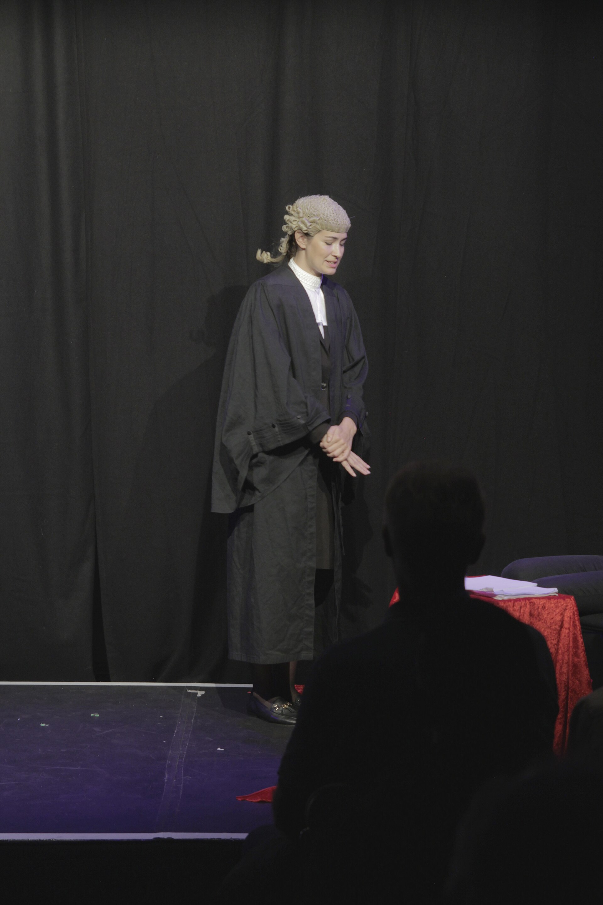 Amelia Leventhorpe in The Trial in Absurdia at Edinburgh Fringe 2025