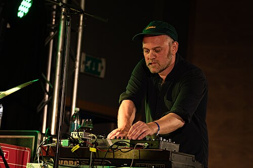 Lars Horntveth with Amgala Temple at Canal Street festival in Arendal, Norway, 2021