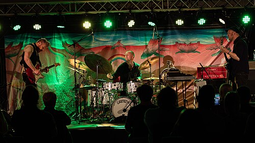 Amgala Temple at Canal Street festival in Arendal, Norway, 2021