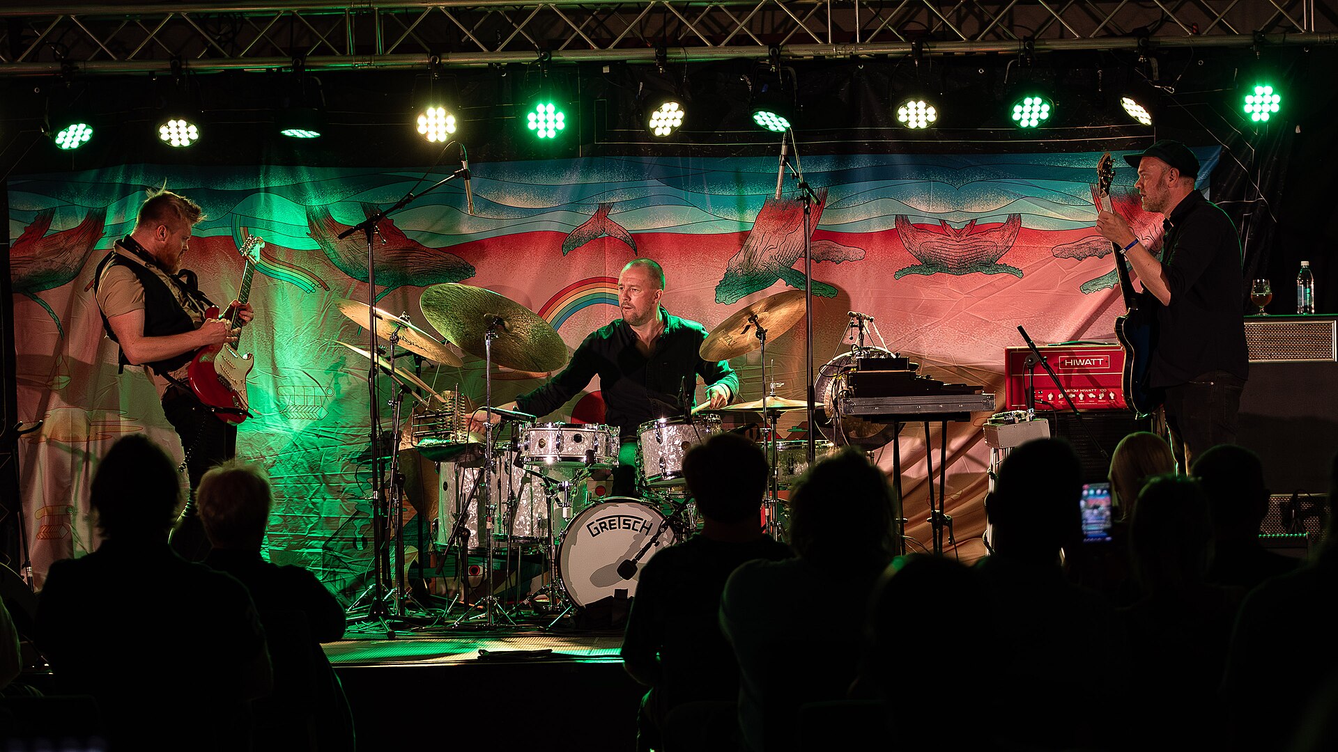 Amgala Temple at Canal Street festival in Arendal, Norway, 2021