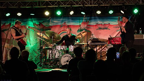 Amgala Temple at Canal Street festival in Arendal, Norway, 2021