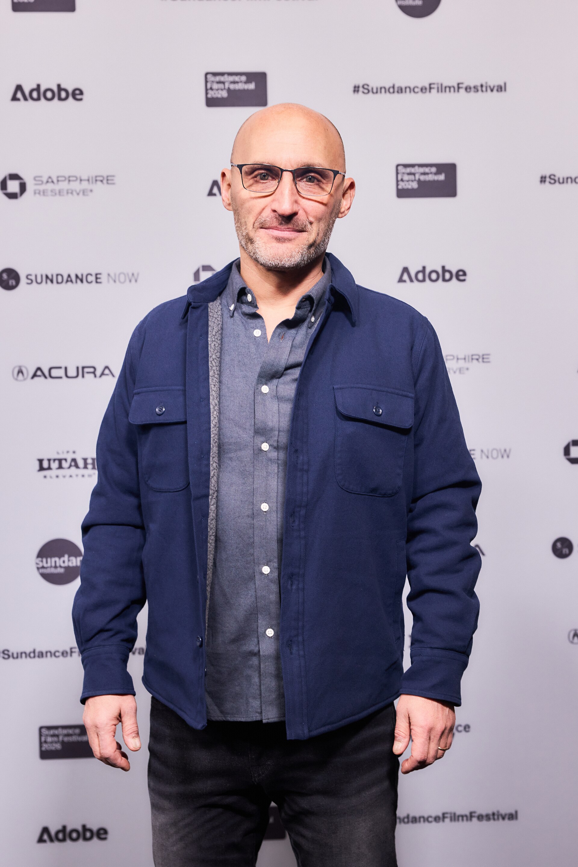 Amir Bar-Lev at the 2026 Sundance Film Festival for The Last First - Winter K2