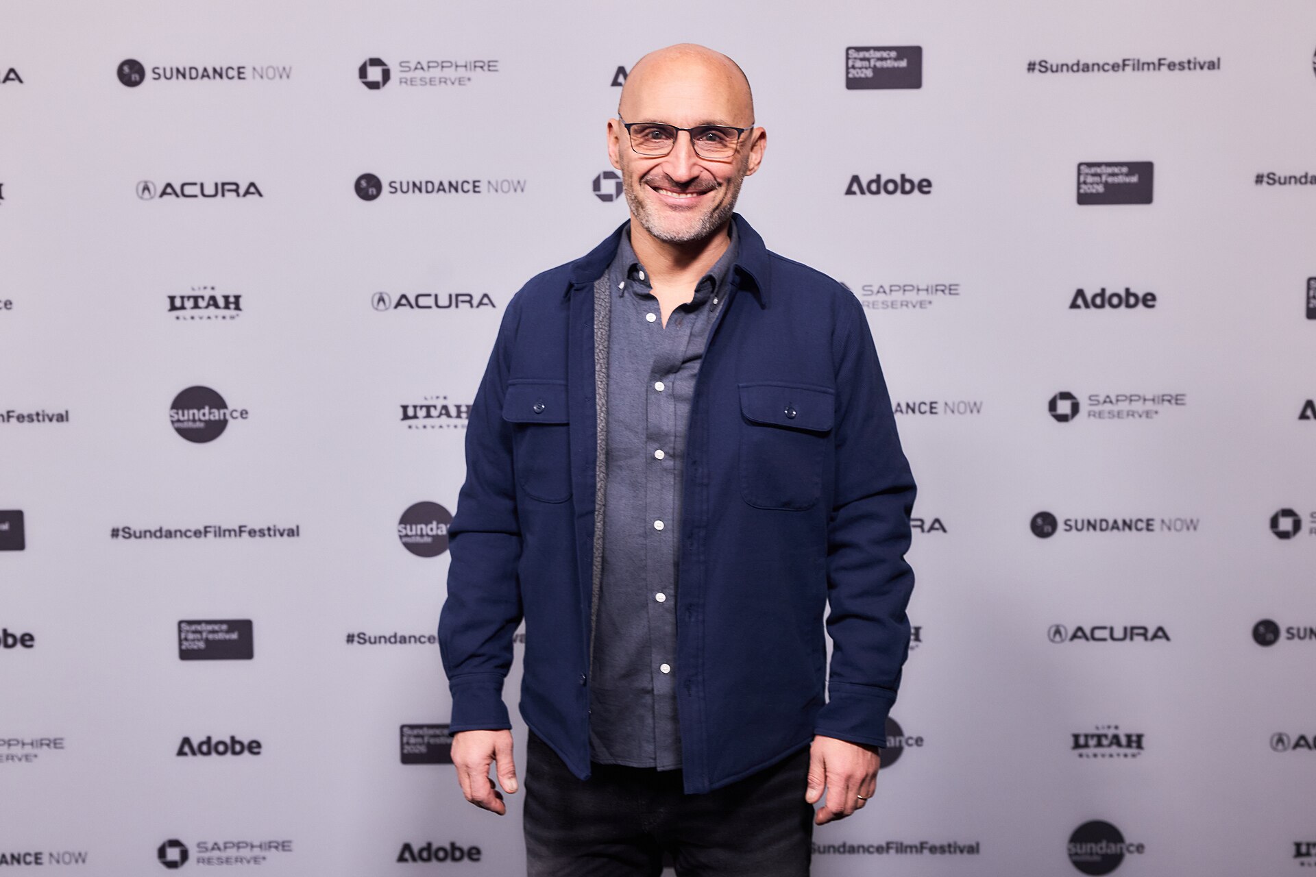 Amir Bar-Lev at the 2026 Sundance Film Festival for The Last First - Winter K2