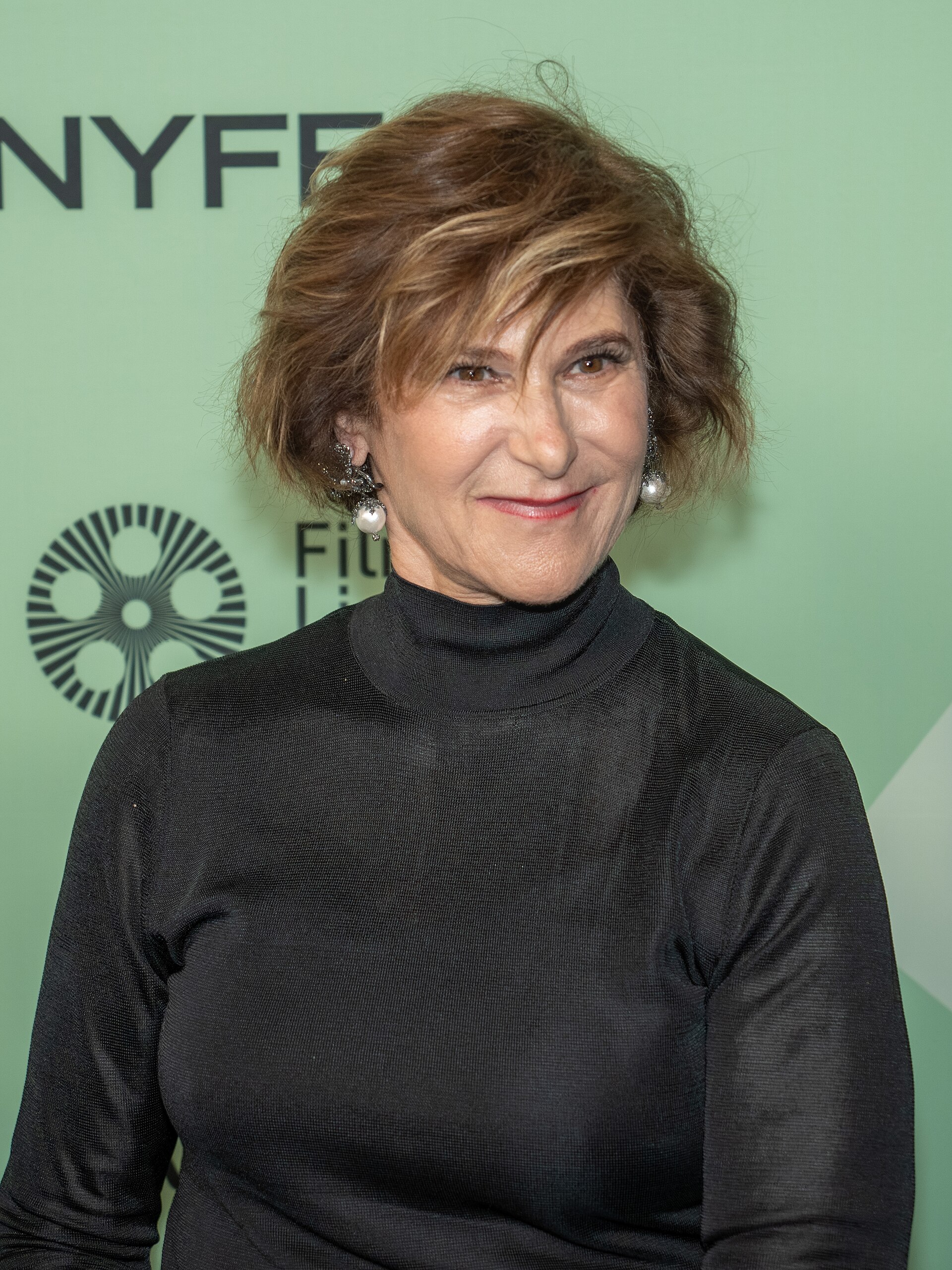 Amy Pascal at the 63rd annual New York Film Festival at Lincoln Center in 2025 for the film Jay Kelly