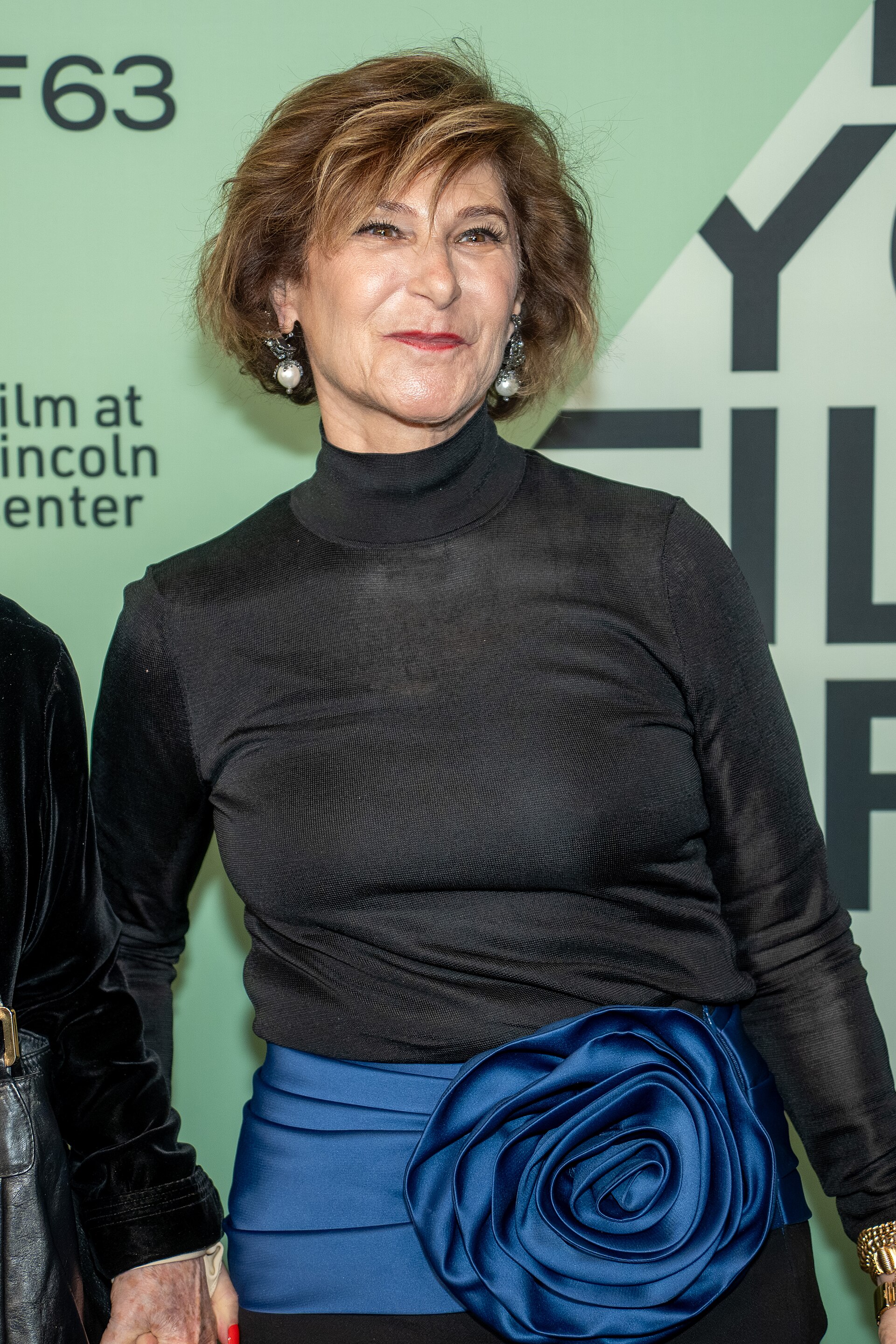 Amy Pascal at the 63rd annual New York Film Festival at Lincoln Center in 2025 for the film Jay Kelly