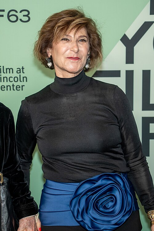 Amy Pascal at the 63rd annual New York Film Festival at Lincoln Center in 2025 for the film Jay Kelly