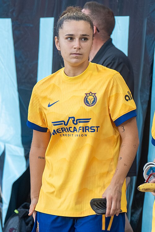 Ana Tejada during Gotham FC vs Utah Royals on 23 Aug 2025