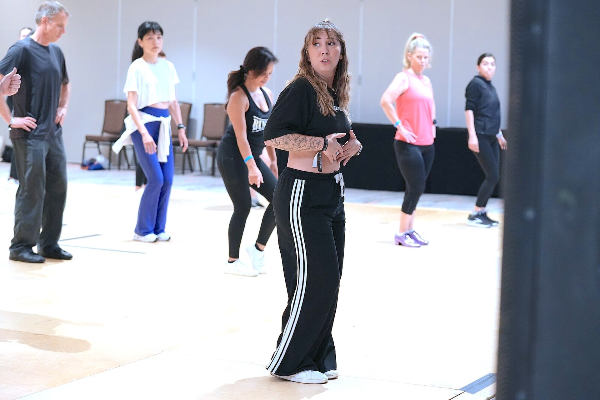 Anacristina Ramirez, dancer & instructor, at California Dance Festival 2025 in Sacramento, California at a class called Bachata.
