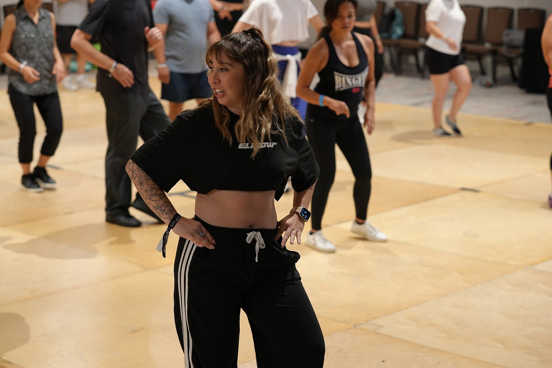Anacristina Ramirez, dancer & instructor, at California Dance Festival 2025 in Sacramento, California at a class called Bachata.