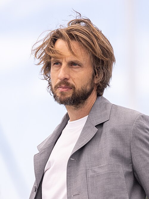 Actor Anders Danielsen Lie at the 2025 Cannes Film Festival