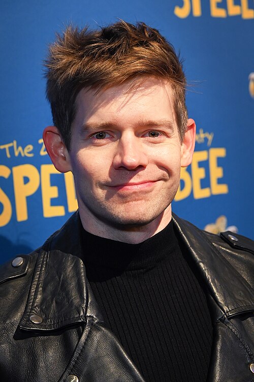 Andrew Keenan-Bolger at the Off-Broadway opening night of "The 25th Annual Putnam County Spelling Bee," 2025