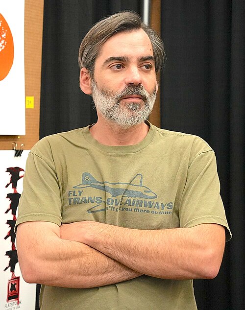 Andrew Hammond Kendall, AHK, Flatstock exhibit at SXSW 2025 in Austin, Texas in March 2025.