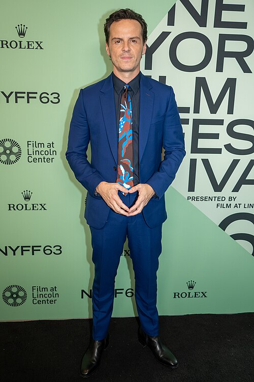 Andrew Scott, actor, at the 63rd annual New York Film Festival at Lincoln Center in 2025 for the film Blue Moon