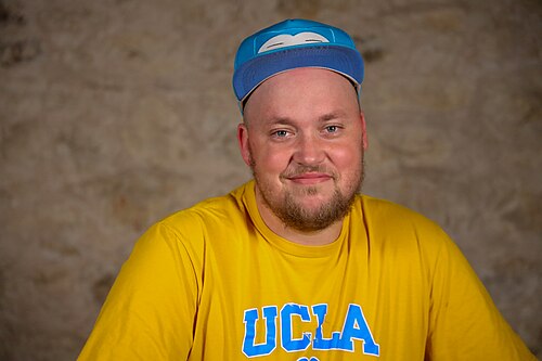 Andrew Seth Cohen at SXSW in March 2024. Taken as part of the WikiPortraits project.